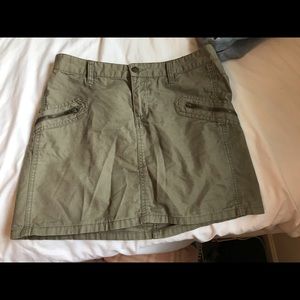 Camo colored skirt
